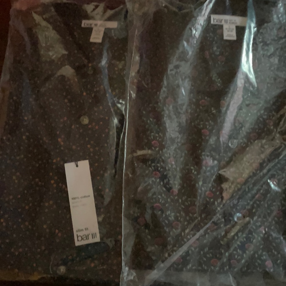 Men’s Large bar III shirts